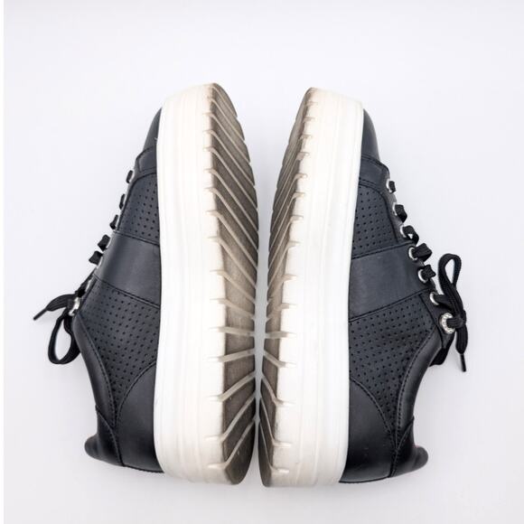 Linea Paolo Jett Platform Sneaker Shoes Lace-Up Women's Black Size US6M EU37 - Picture 7 of 10